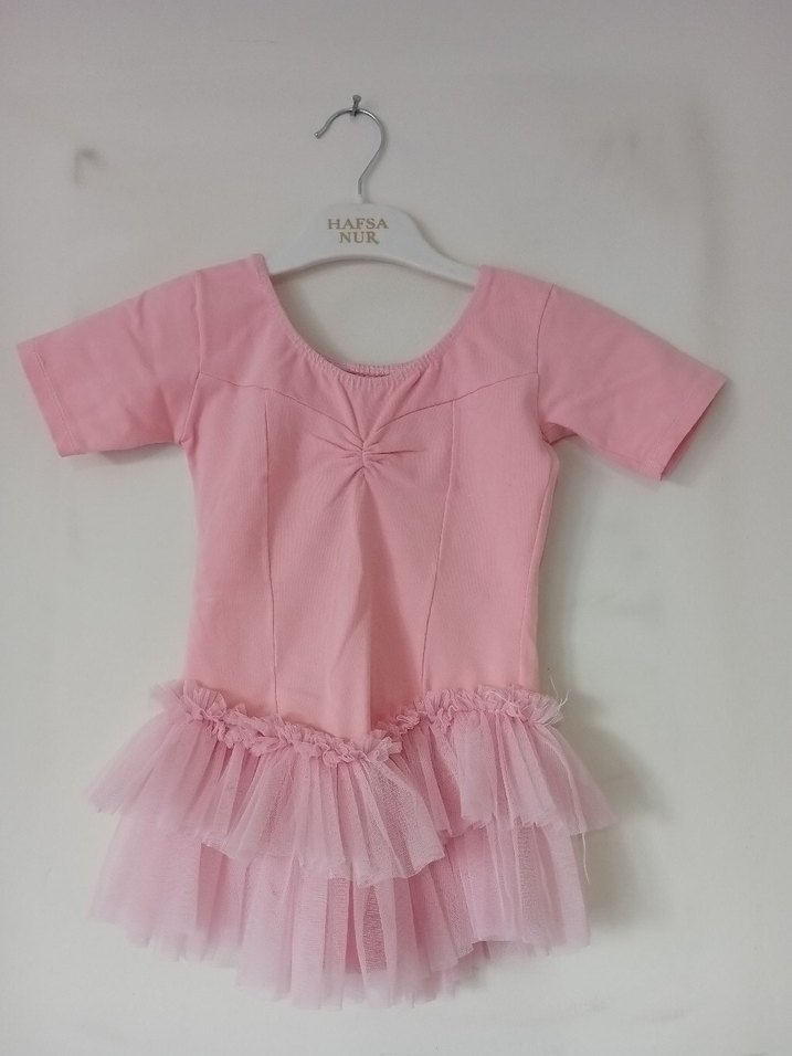 Pembe bale elbisesi - Görsel 2