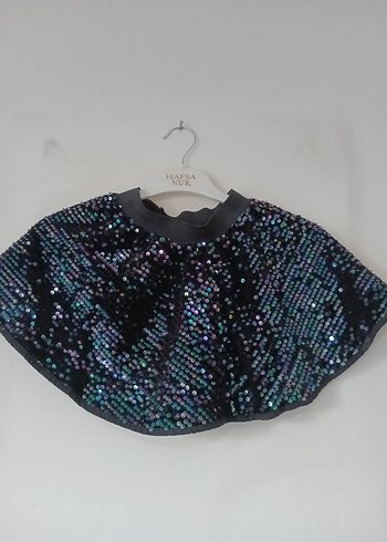 Kız Çocuk Payetli Çok Renkli Etek zara - Görsel 3