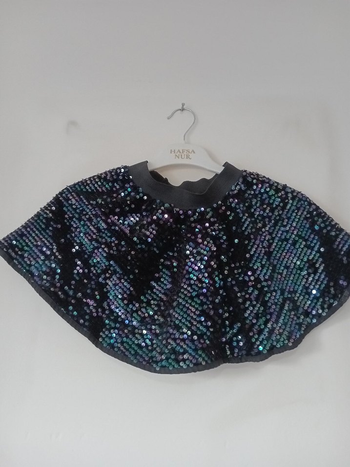Kız Çocuk Payetli Çok Renkli Etek zara - Görsel 2