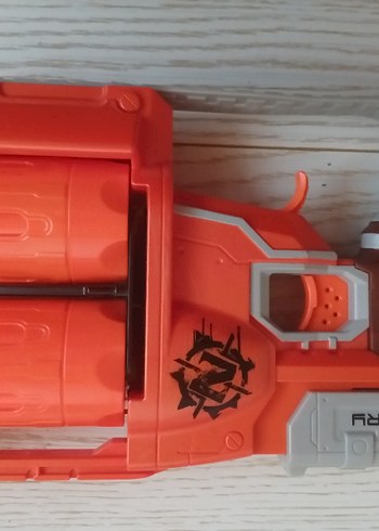 Turuncu ve Gri Oyuncak Tabanca - Görsel 3