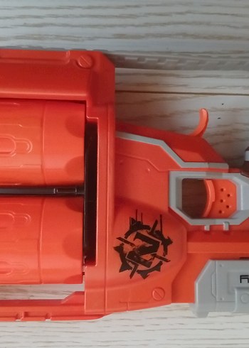 Turuncu ve Gri Oyuncak Tabanca - Görsel 5