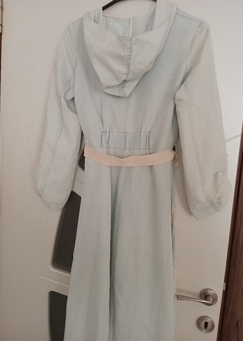 Bej Uzun Kollu Vintage Bohem Kadın Sabahlık - Görsel 8