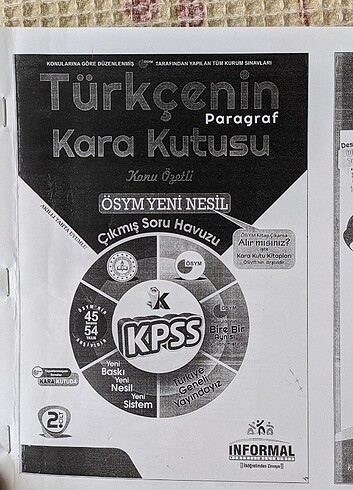 Türkçenin kara kutusu kpss paragraf 