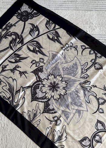 Gri Bohem Drapeli Kadın Şal bushu marka - Görsel 3