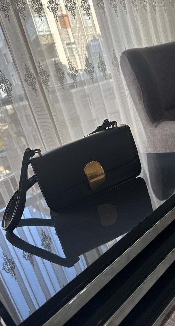 Zara acı kahve kol çantası - Görsel 4