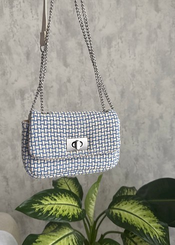 Zincir Detaylı Mavi Kadın Çanta h&m - Görsel 2