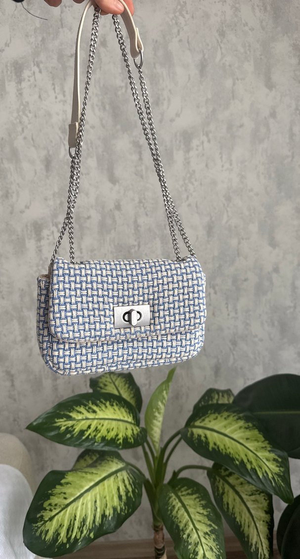 Zincir Detaylı Mavi Kadın Çanta h&m - Görsel 2