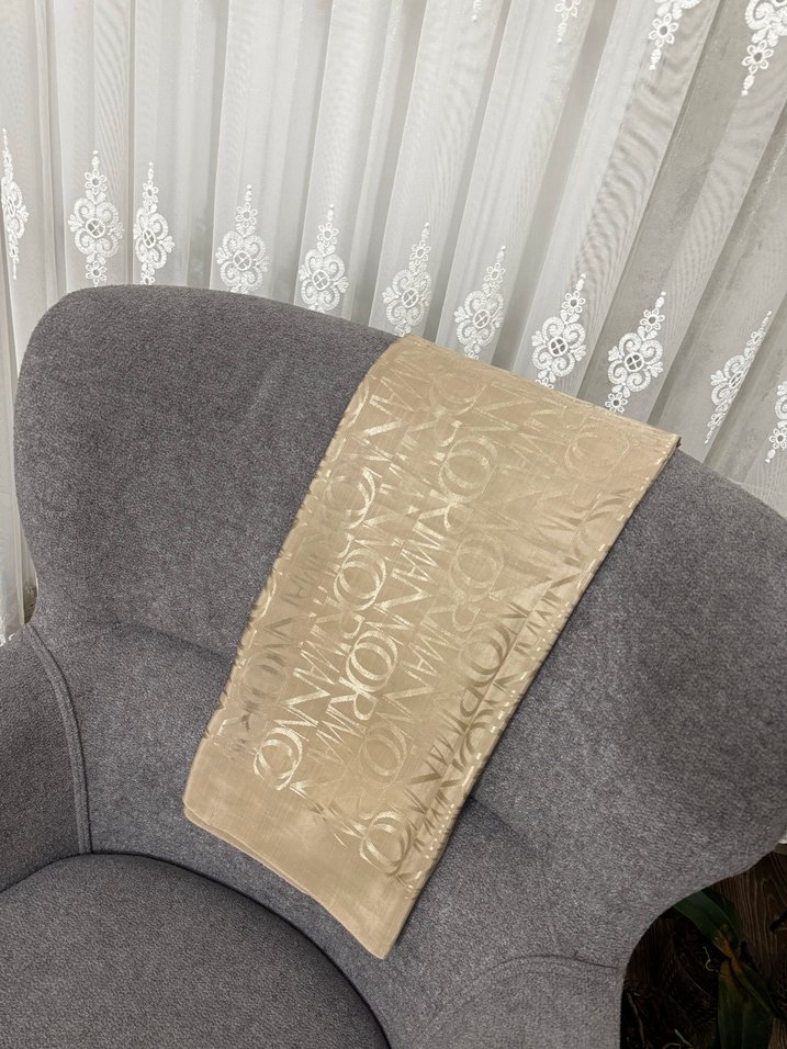 İmannoor taş rengi kadın şal Shiny serisi - Görsel 3