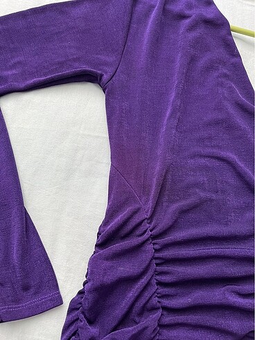 s Beden mor Renk pull and bear elbise