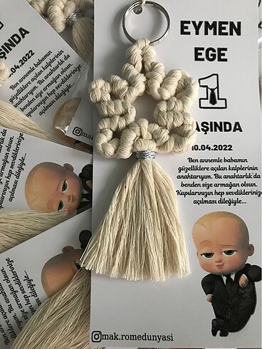 Makrome anahtarlık
