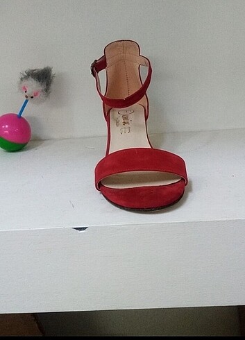 Diğer Kırmızı tek bant ayakkabi 