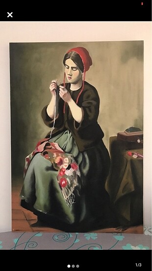 El yapımı yağlıboya Tablo