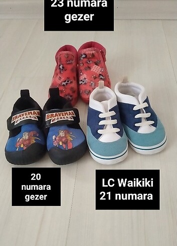 LC Waikiki 20-21-23 numara ev terligi