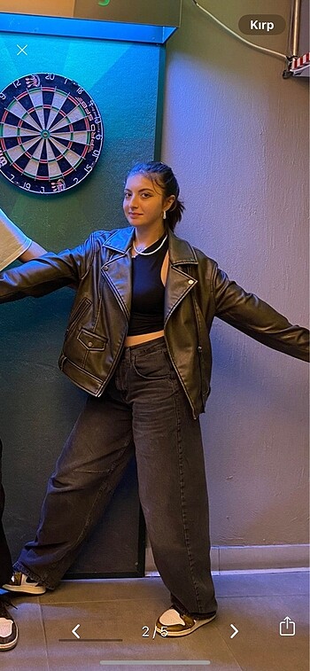 BERSHKA DERİ CEKET - Görsel 2