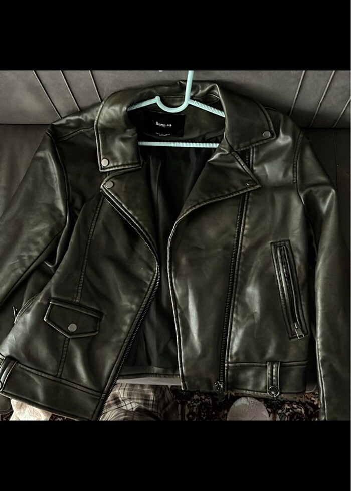 BERSHKA DERİ CEKET - Görsel 3