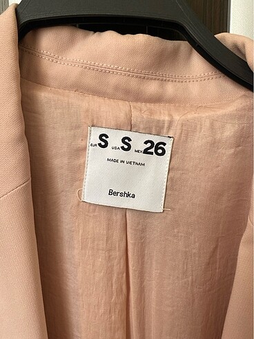 Bershka bershka toz pembe blazer ceket