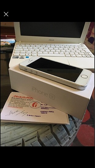 İphone 5SE 16 GB kutulu faturalı