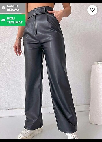 Trendyol & Milla Trendyol deri pantolon