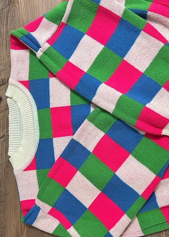 Trendyol Kareli Kadın Kazak - Görsel 5