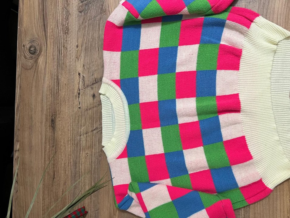 Trendyol Kareli Kadın Kazak - Görsel 3