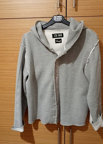 LTB Gri Düğmeli Ceket - Görsel 2