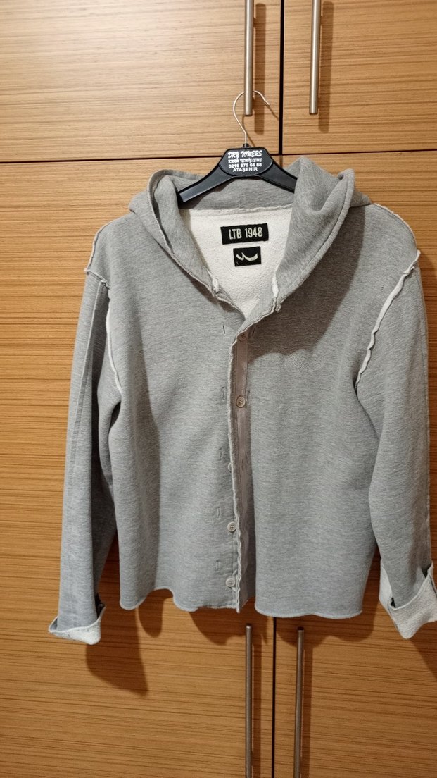 LTB Gri Düğmeli Ceket - Görsel 2