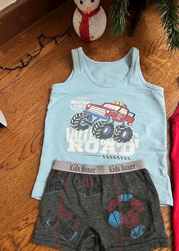 Çocuk Atlet ve Boxer Takımı - Görsel 3