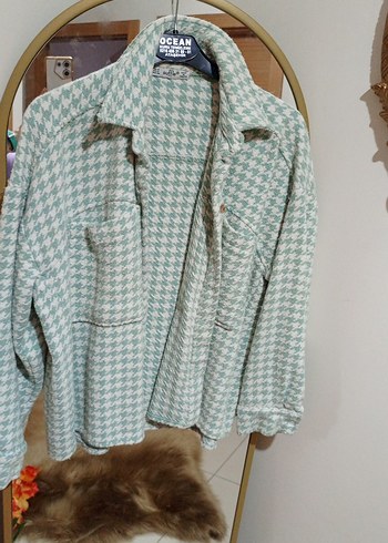 düğmeli kaşe gömlek - Görsel 4