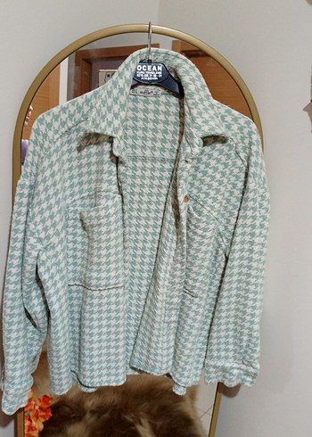 düğmeli kaşe gömlek - Görsel 3