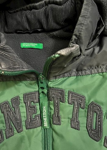 Erkek Çocuk Mont Benetton yelek - Görsel 4