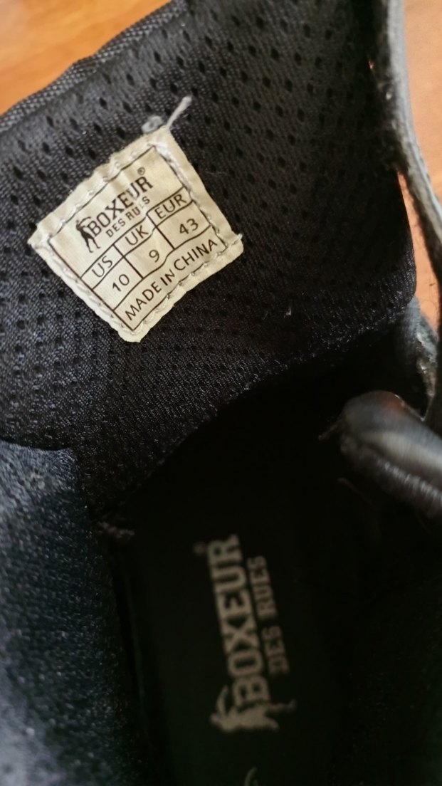 boxeur des rues erkek ayakkabı - Görsel 5