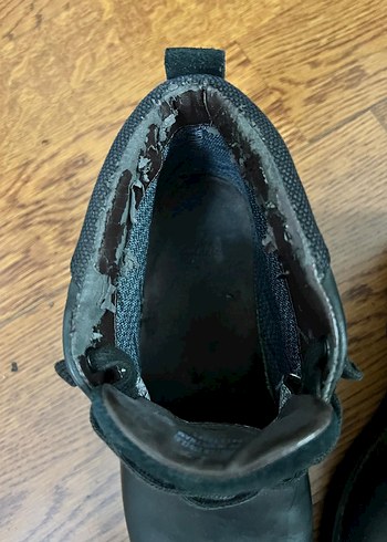 Siyah Deri Erkek Bot - Görsel 5