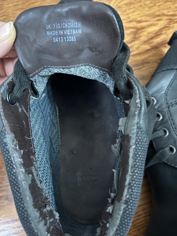 Siyah Deri Erkek Bot - Görsel 4