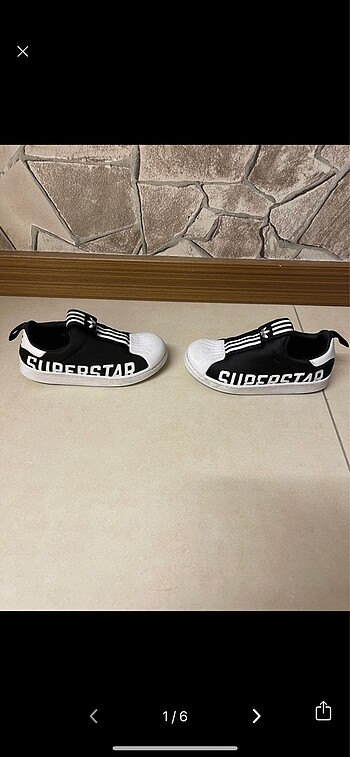 31 Beden Adidas superstar çocuk ayakkabısı