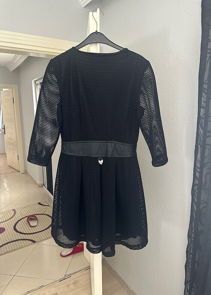 Siyah kısa elbise - Görsel 2