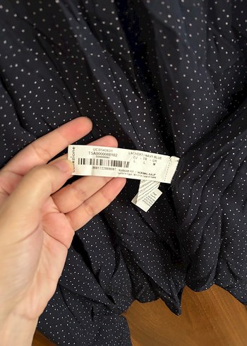 Collezione Düğmeli Uzun Kollu Lacivert Kadın Gömlek
