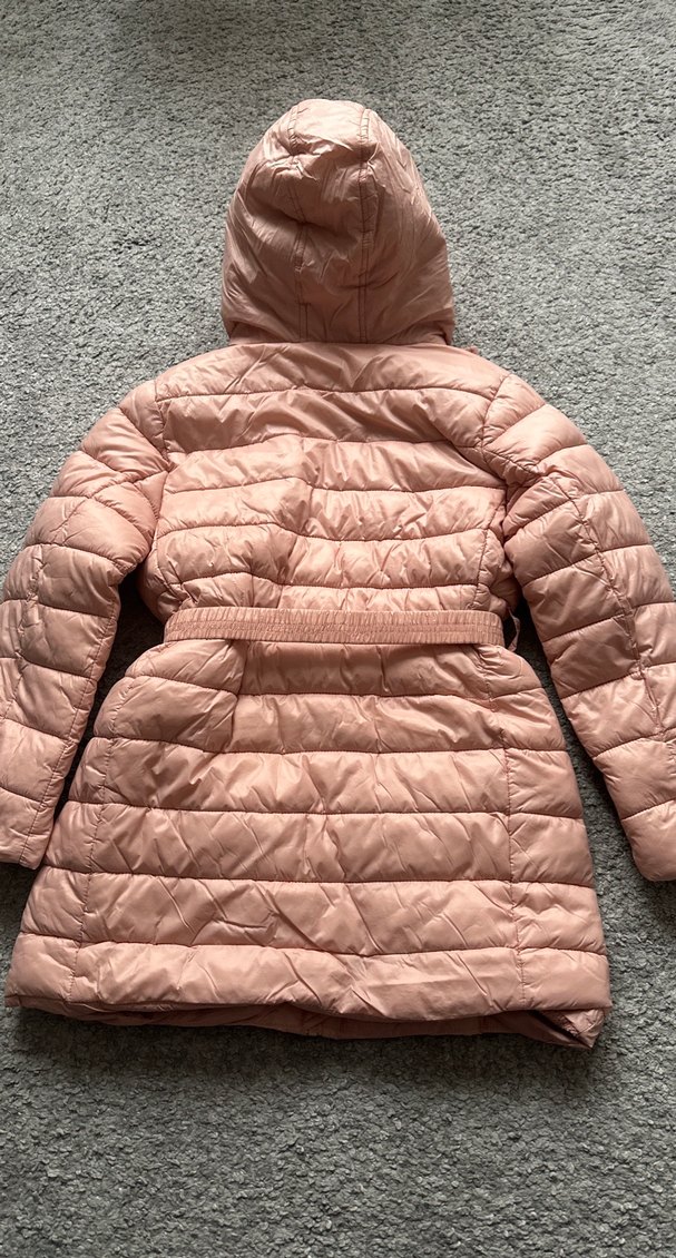 Pembe Kemerli çocuk mont - Görsel 5