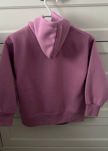 Kız Çocuk Pembe Baskılı Sweatshirt - Görsel 4