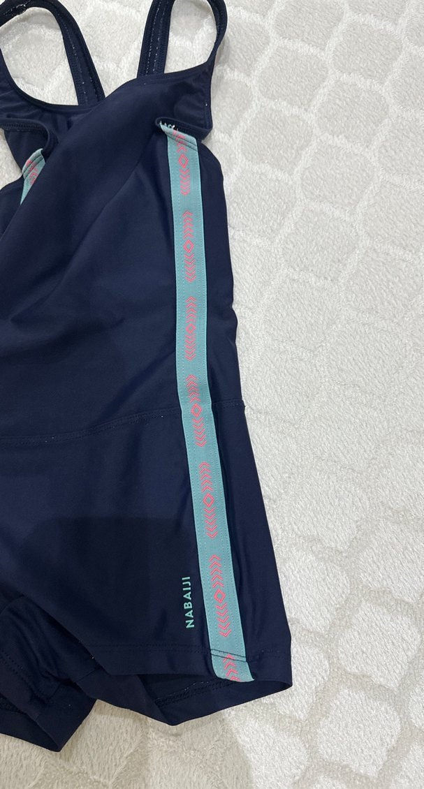 Kız çocuk şortlu mayo - Görsel 4