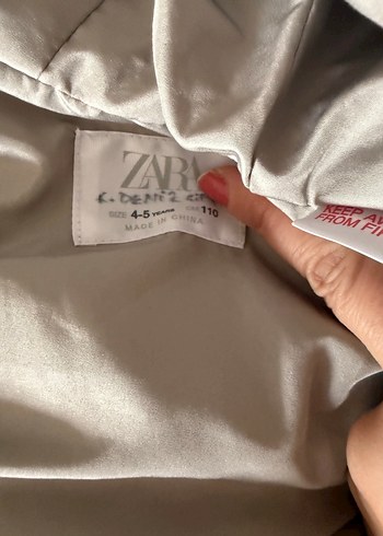 Gri Kapüşonlu Midi Mont - Görsel 4