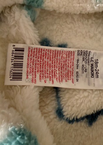 Çocuklar için Kapüşonlu Desenli Polar Takım - Görsel 4