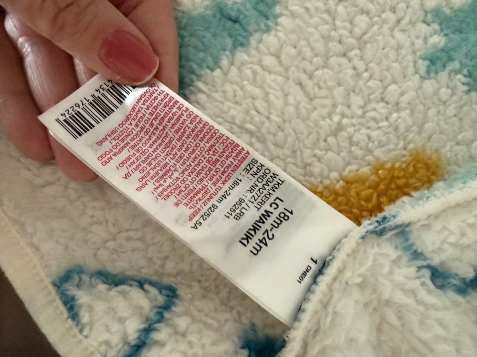 Çocuklar için Kapüşonlu Desenli Polar Takım - Görsel 3