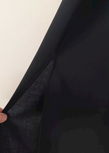 Mango Siyah Kemerli Uzun Kadın Elbise - Görsel 5