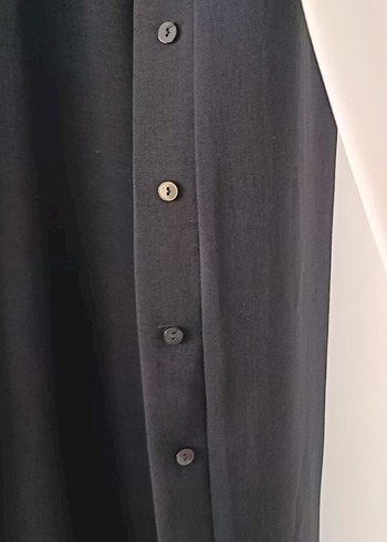 Mango Siyah Kemerli Uzun Kadın Elbise - Görsel 9