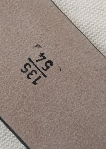xl Beden Bej Deri Tokalı Erkek Kemer