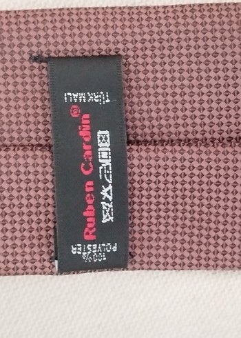 Diğer kravat kahverengi ruben cardin markalı