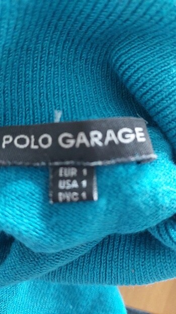 s Beden turkuaz Renk Polo garage kazak