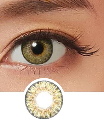 freshlook pure hazel ela lens sıfır ..