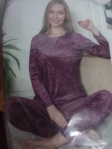 Kadife pijama eşoftman takımı