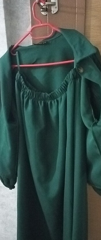 44 Beden yeşil Renk Takm elbise